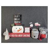 Wooden Signs, Ornaments, Ceramic Lantern,