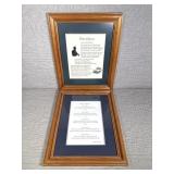 Service Man Poetry Framed