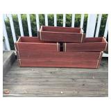 Wooden Flower Boxes