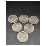 Kennedy Half Dollars(6)