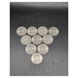 1979 Susan B. Anthony Dollar Coins(10)