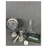 Tabletop Clock, Cross Pen, Votive Holder, L