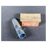 Coca-Cola Wooden Bird House, Tube Bird Feeder