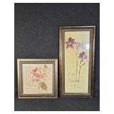 Framed Floral Wall Art Pictures (2)