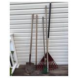 Rakes(4) Shovel