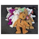 4TH Generation Ty Beanie Bears (10)