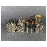 Metal Jar Candle Holders (8)