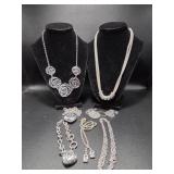 Silver Tone Costume Jewelry
