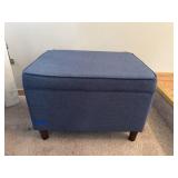 Blue Storage Foot Rest