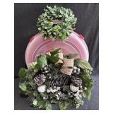 Happy Holidays Wreath, Storage container