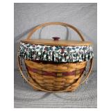 Longaberger Holiday Hostess Sleigh Basket
