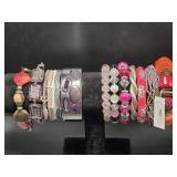 Pink and Purple Color Theme Bracelets