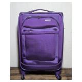 American Tourister Purple Suitcase