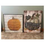 Autumn Pumpkin Wall Decor