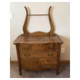 Solid Oak Dry Sink Stand