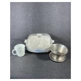 CorningWare Casserole Dish W/Lid And Warmer