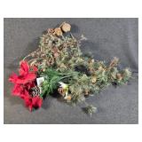 Artificial Pine Greenery, Pine Cones, Faux F