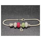 .925 Charm Bracelet with Charms(7)