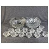 Punch Bowls (2), Cups
