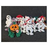 Holiday TY Beanies Babies (10)