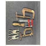 C-Clamps(2) Welding Toggle Locking Clamps(2)