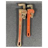 Craftsman and Ridge Pipe Wrenches (2)
