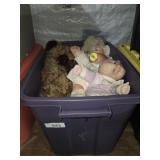 Tote with Kids Toys