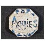 Octagonal Garden Stepping Stone AGGIES