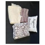 Throw Pillow, Blankets
