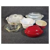 Fire King, & CorningWare  Casserole Dishes