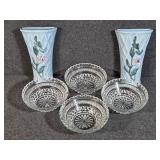 Morton Pottery Floral Wall Pockets(2), Press