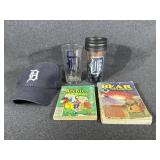 Detroit Tigers Cups and Hat