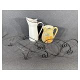 Metal Pitcher and Harvest Pitcher