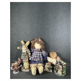 Boydï¿½s Bears & Friends Figurines, Bear, Bunny &