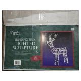 Standing Buck Lighted Sculpture