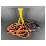 Jumper Cables and Jack Stand