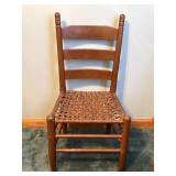 Chair w/ Wicker Woven Seat