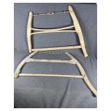 Wooden Frame Bucksaws (2)