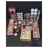 Silver / White / Red Color Scheme Christmas  Decor