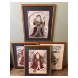 Framed Christmas Prints (4)
