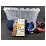 Tote w/ Throw Blanket, Kids Catching Gloves(2)