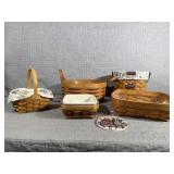 Longaberger Darning Basket, American Cancer Basket