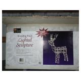 Standing Buck Lighted Sculpture