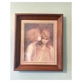 "A Little Kiss" by artist Margaret Kane