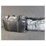 Leather Briefcases (2), Folders, Notebook, Binder