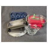 Glass Baking Pans, Muffin Tin, Glass Bowl, Pot