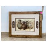 FRAMED BASKET PICTURE