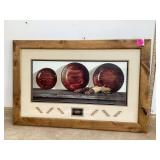 FRAMED POTTERY PICTURE