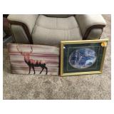 DEER PICTURE AND WALL HANGING