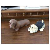 2 DOG FIGURES - HOME DECOR